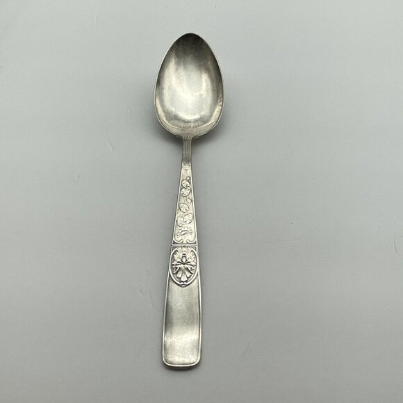 Reed & Barton Silver Plated Tablespoon Serving Spoons Set 2 Italian 1885 8.25” - Picture 2 of 9